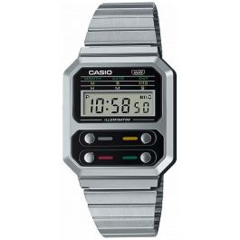 A100WE-1AEF Casio Orologio Digitale Multifunzione - Stainless