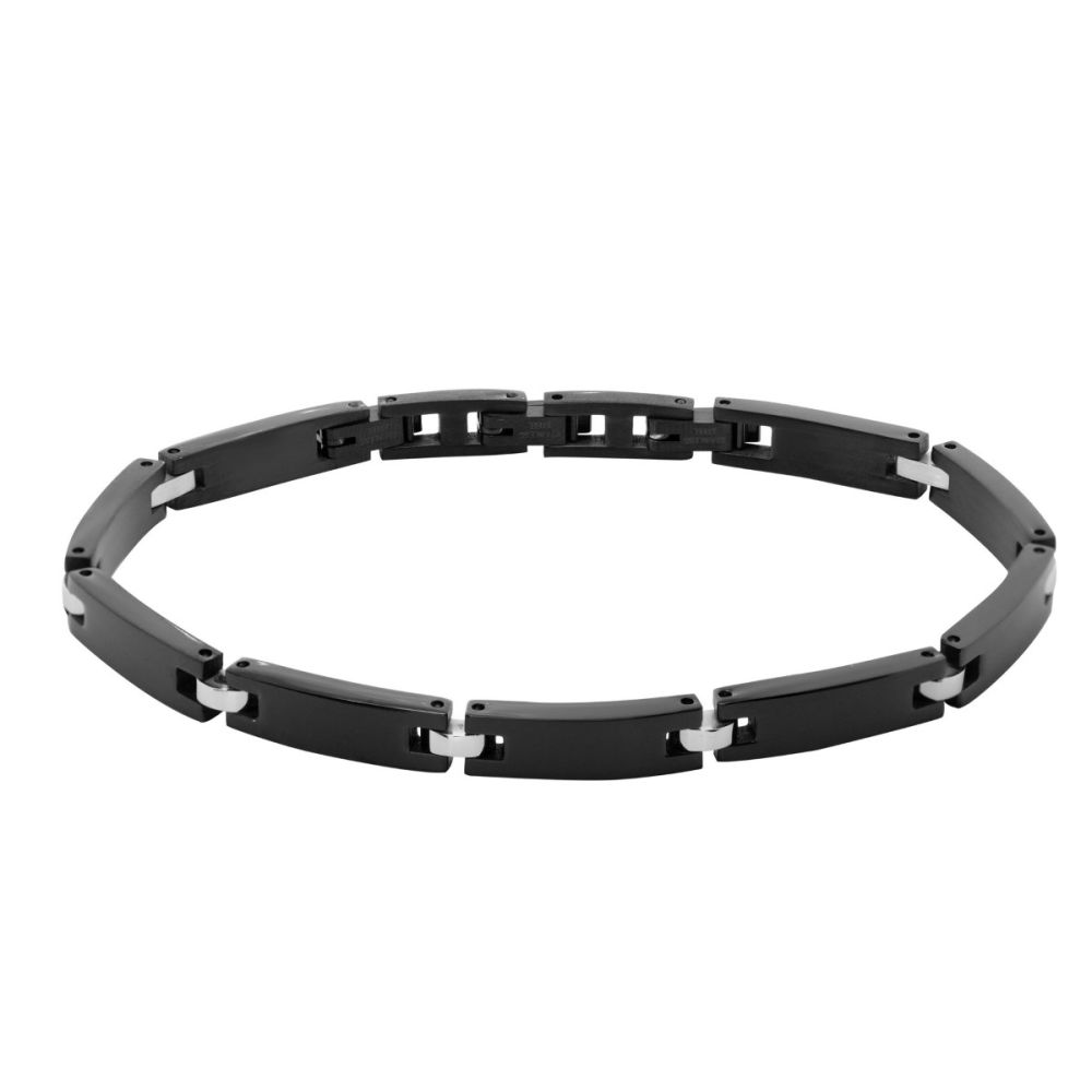 Chimiama Bracciale Acciaio Pvd Nero