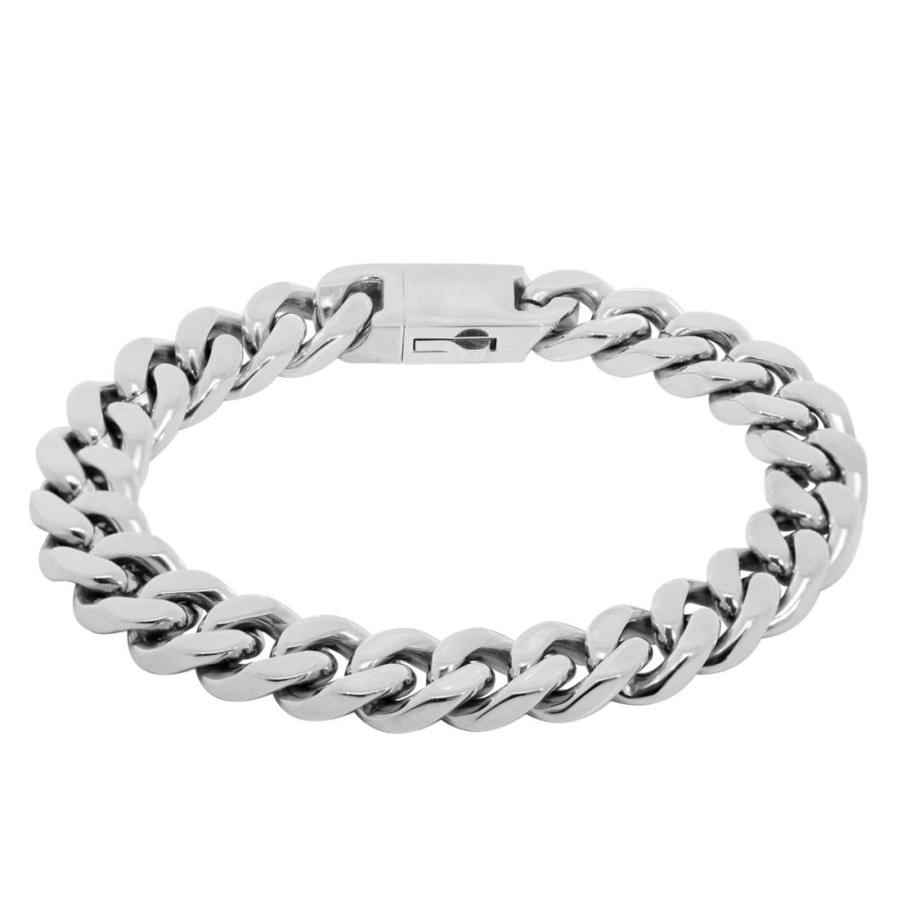 Chimiama Bracciale Catena Acciaio