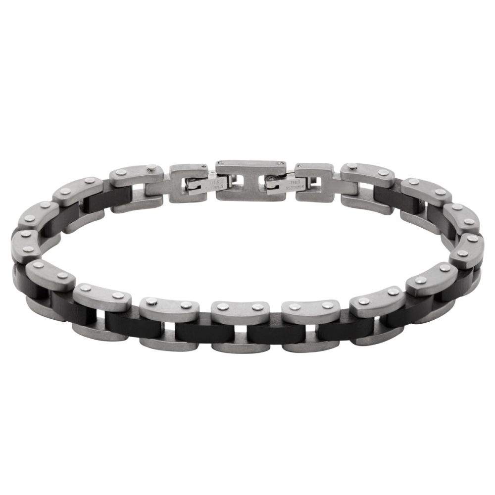 Chimiama Bracciale Acciaio e Legno