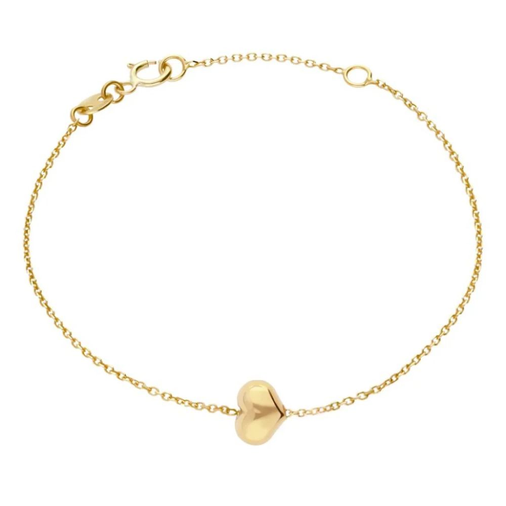 Stroili Bracciale Oro Giallo 9K con Cuore Mon Petit