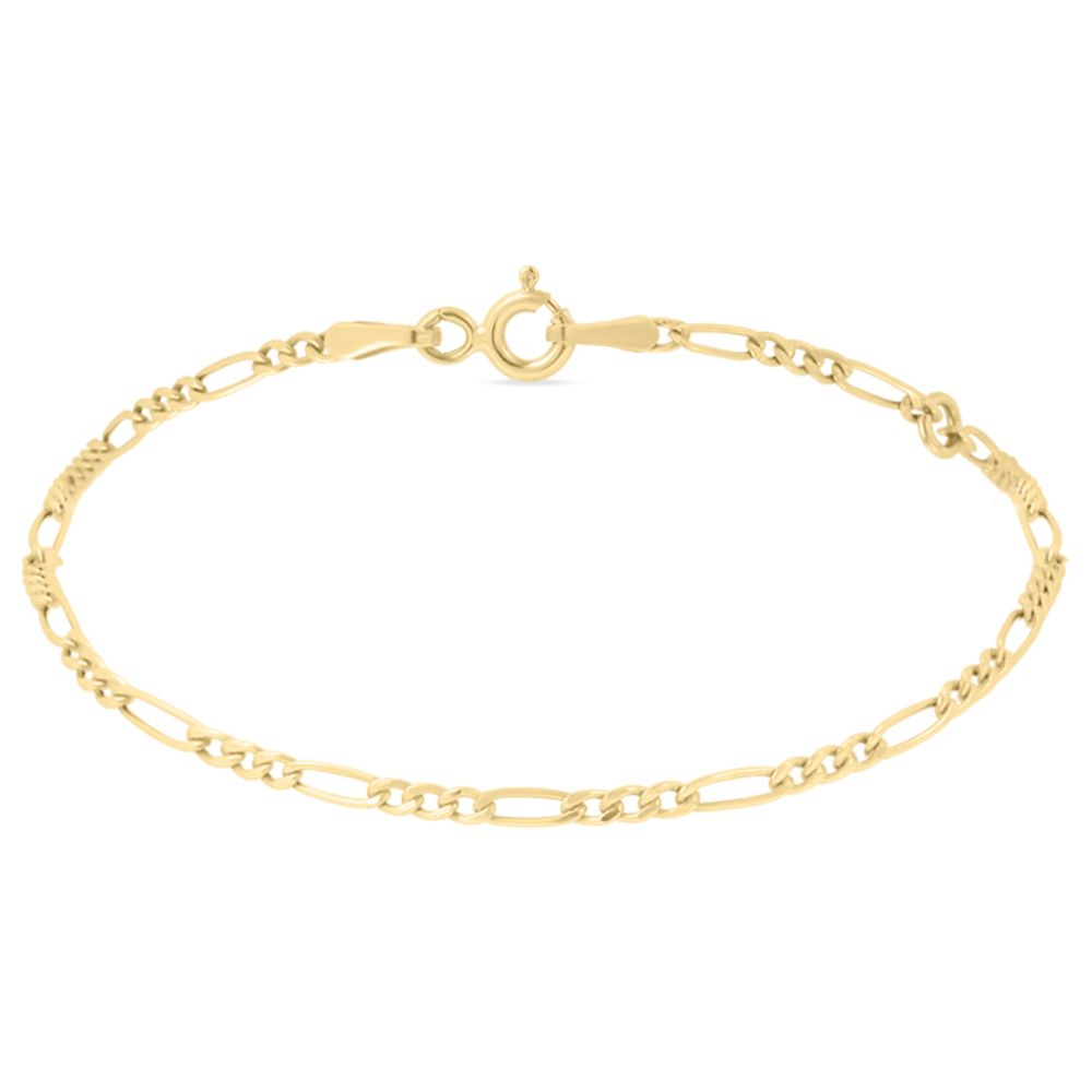 Stroili Bracciale Figaro Oro Giallo 9K Mon Petit