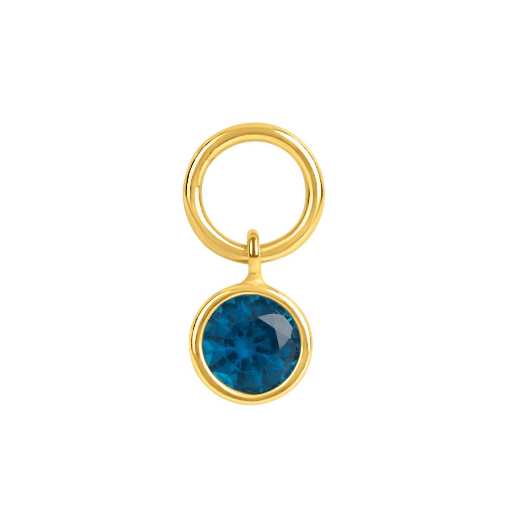 Stroili Pendente Cristallo Blu Oro Giallo 9K Toujours