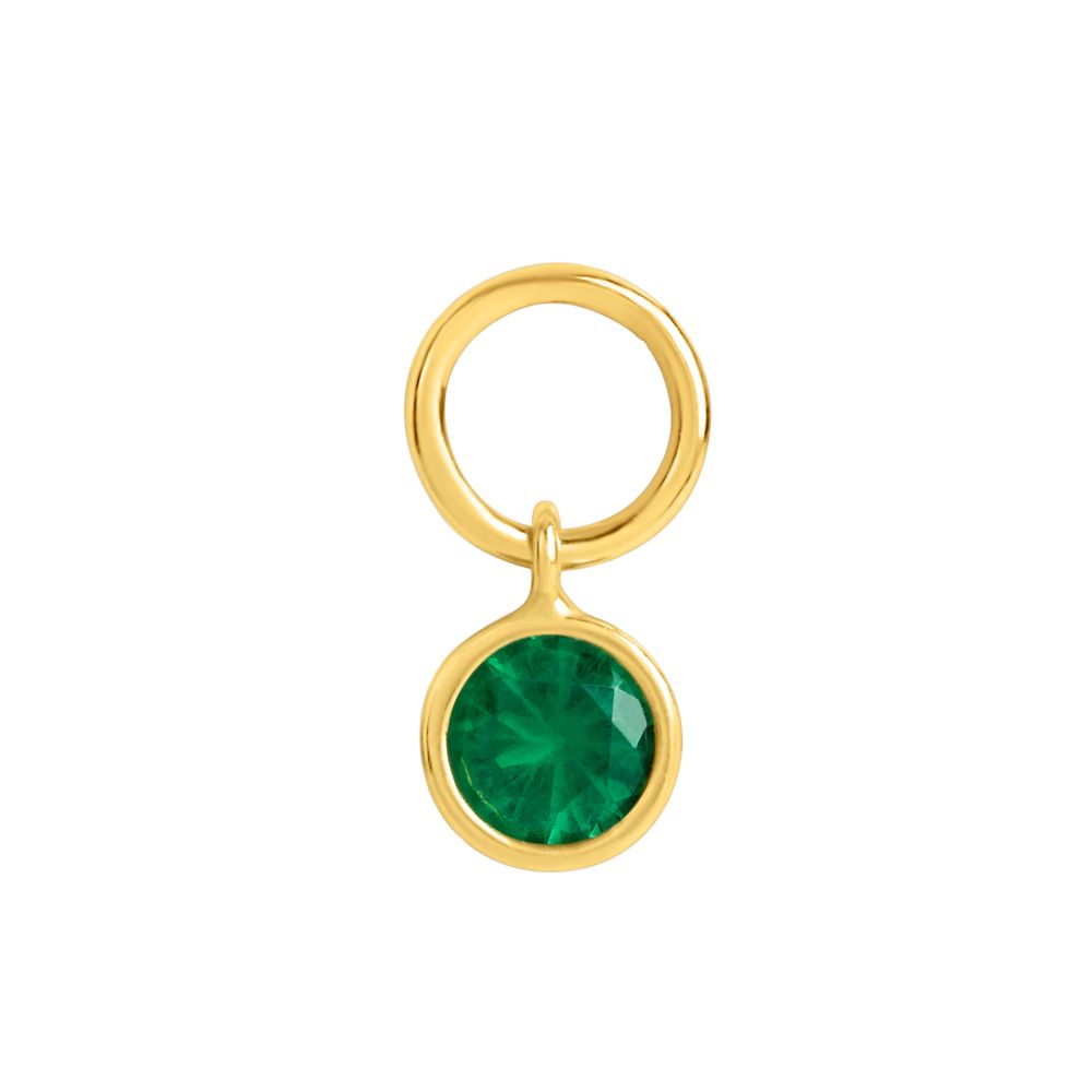 Stroili Pendente Cristallo Verde Oro Giallo 9K Toujours