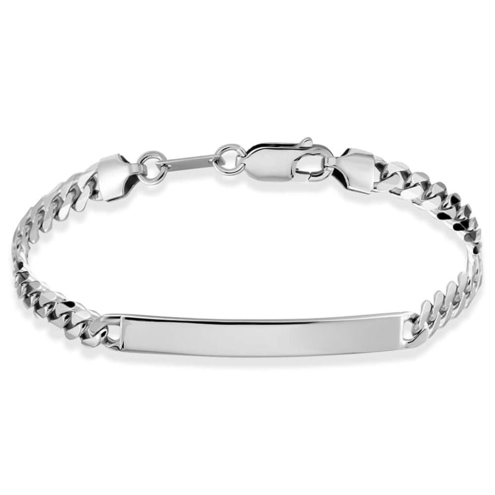 Stroili Bracciale Argento con Piastra Gentleman