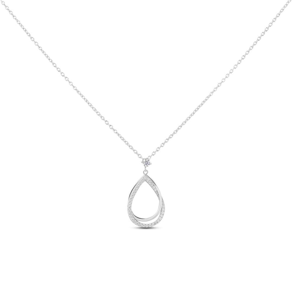 Stroili Collana Argento Pendente con Zirconi Silver Shine