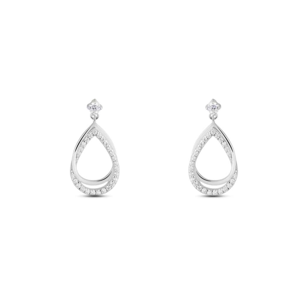 Stroili Orecchini Argento con Zirconi Silver Shine