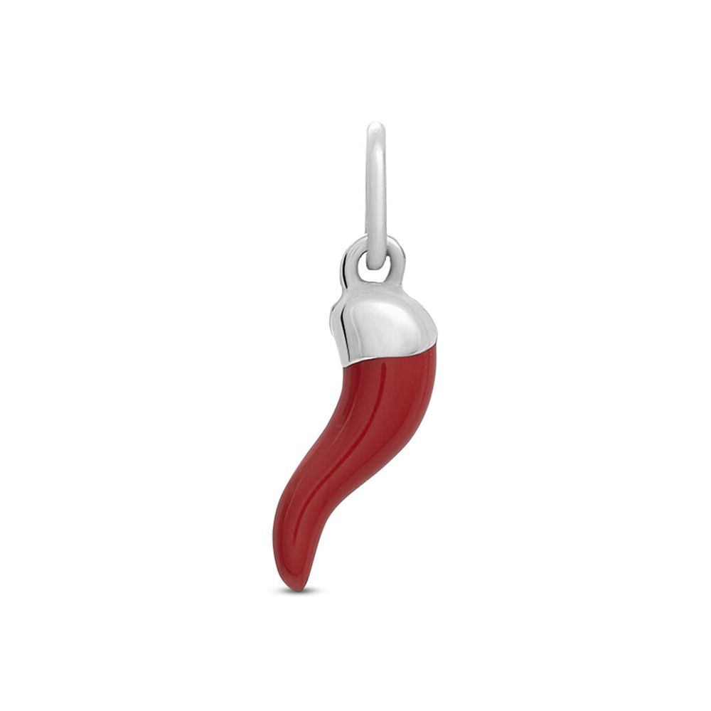 Stroili Pendente Cornetto Rosso Argento Love Beats