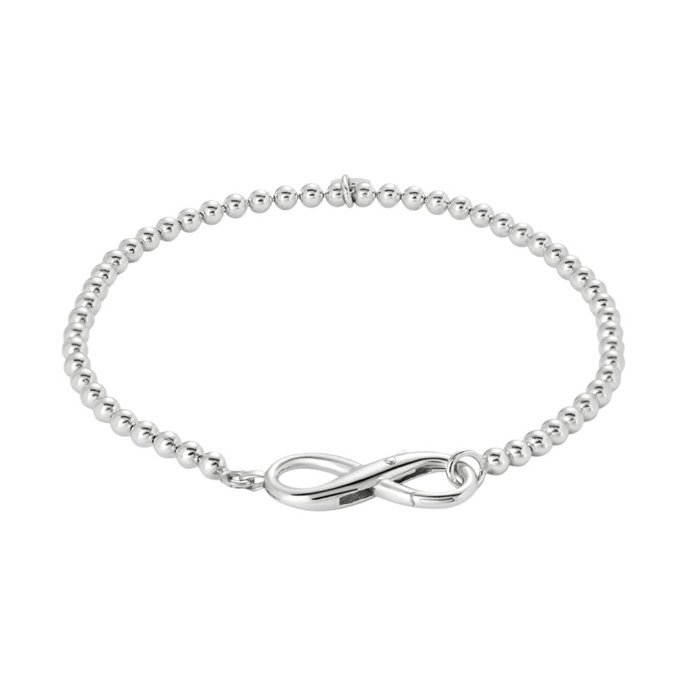 Stroili Bracciale Argento Sfere e Infinito Silver Collection