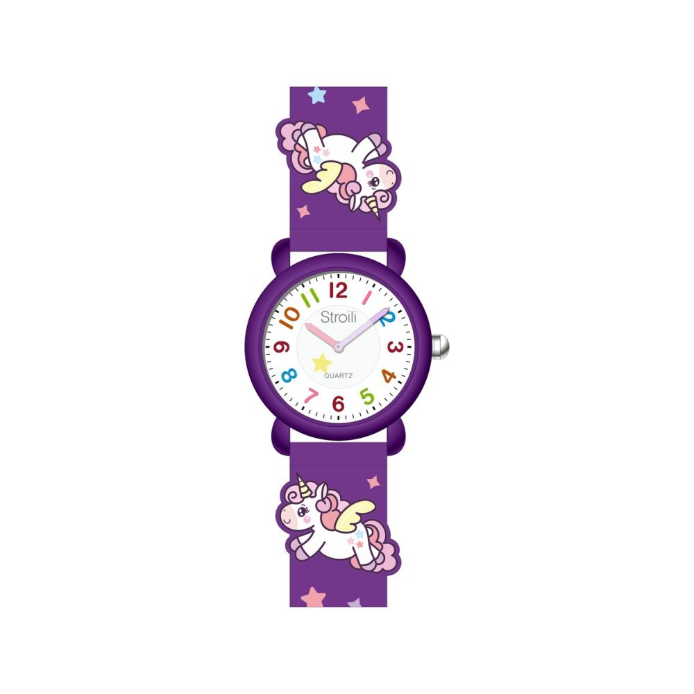 Stroili Orologio Kids Solo Tempo Gomma VIola