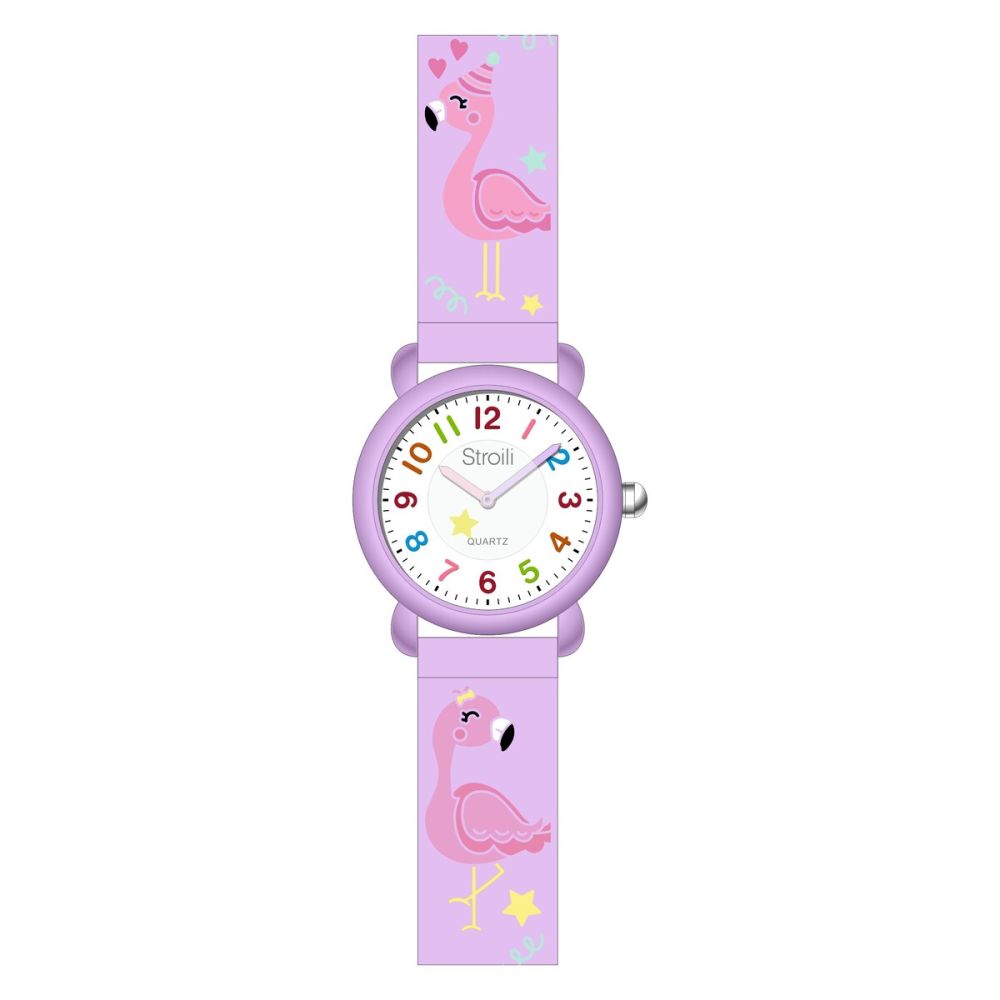 Stroili Orologio Kids Solo Tempo Gomma Lilla