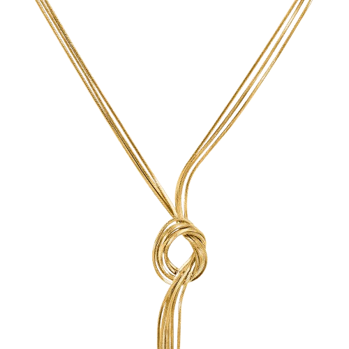 Stroili Collana Nodo Acciaio Gold Lady Code