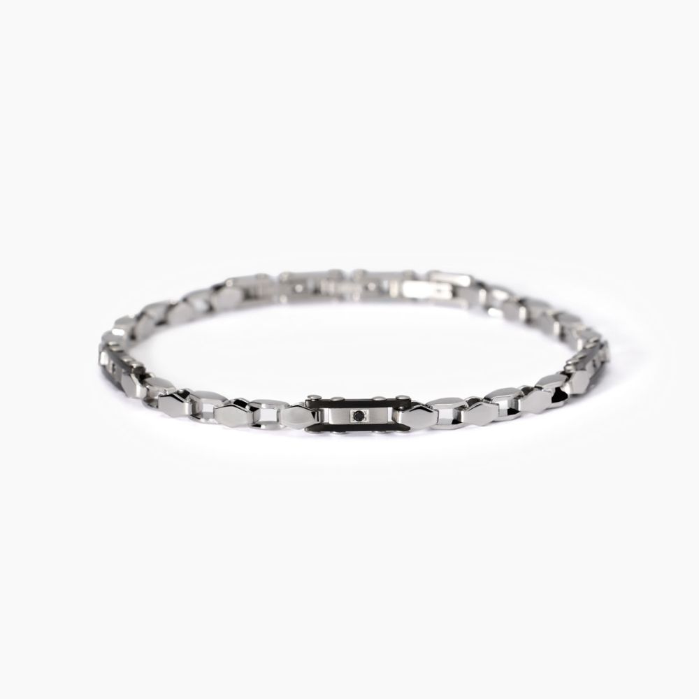 2 Jewels Bracciale Acciaio Elementi Gunmetal