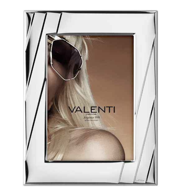 52062/5L Valenti Cornice Laminato Argento 18X24 - Stainless Gioiellerie