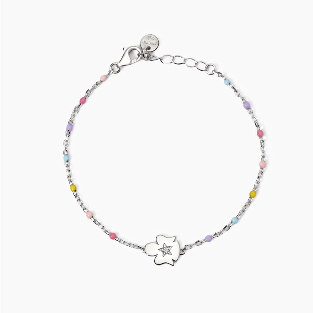 Mabina Bracciale Kids Argento Angelo e Smalti