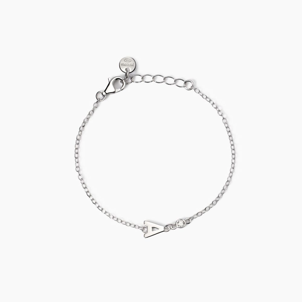 Mabina Bracciale Kids Argento con Lettere