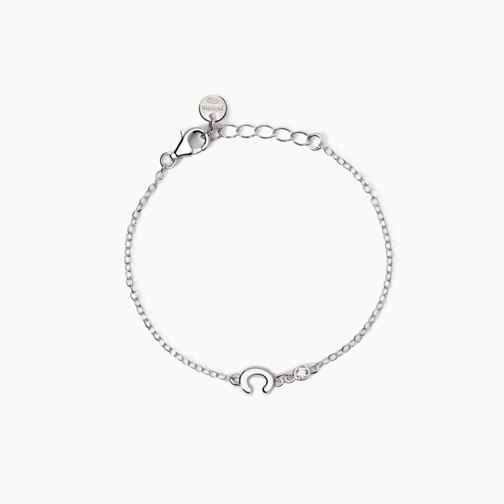 Mabina Bracciale Kids Argento con Lettere