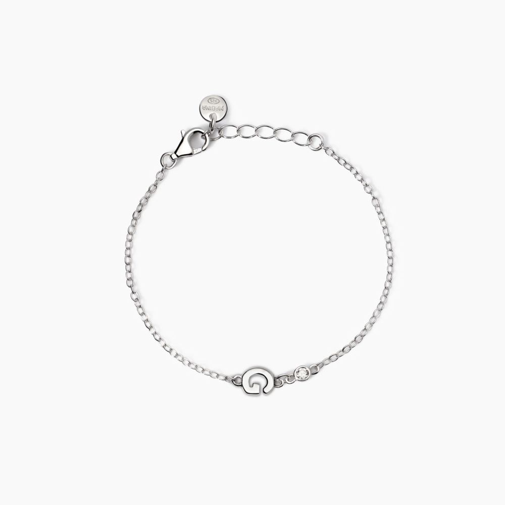 Mabina Bracciale Kids Argento con Lettere