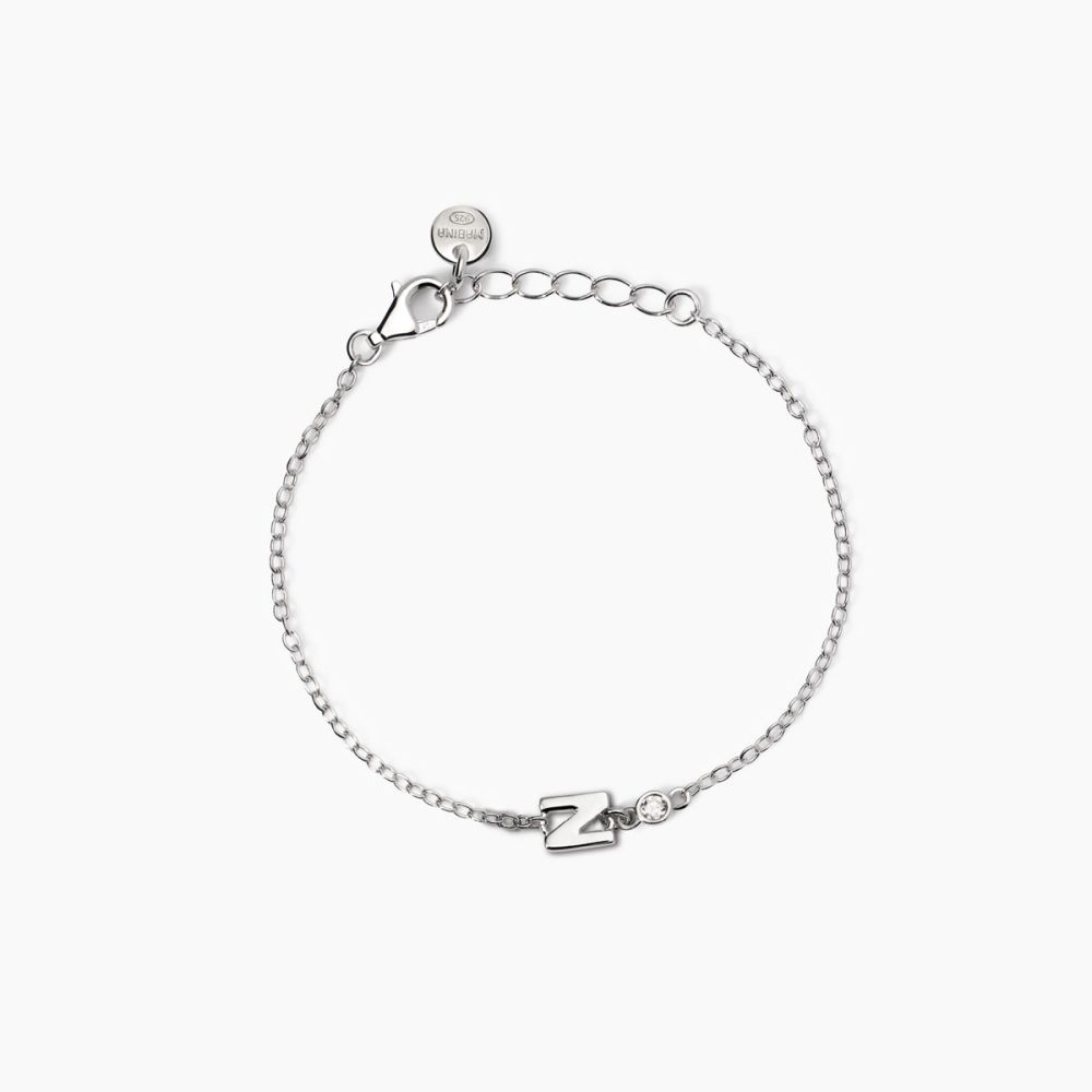 Mabina Bracciale Kids Argento con Lettere