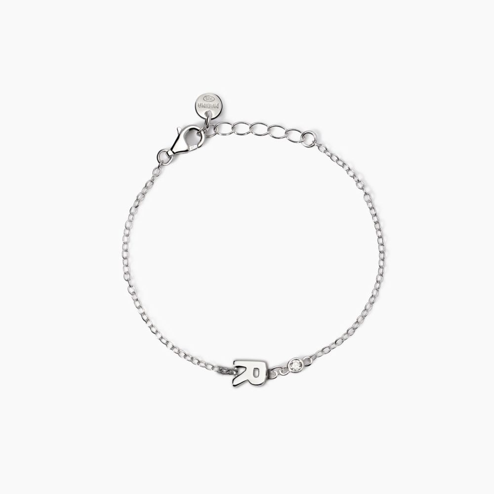 Mabina Bracciale Kids Argento con Lettere