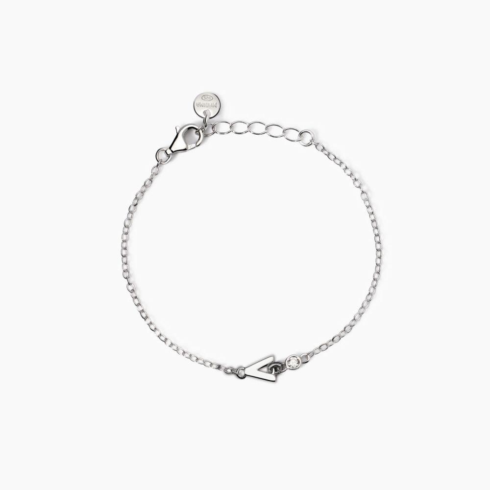 Mabina Bracciale Kids Argento con Lettere