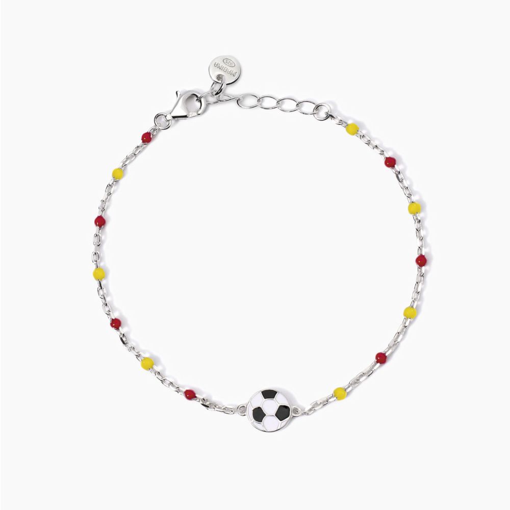 Mabina Bracciale Kids Argento Pallone e Sfere