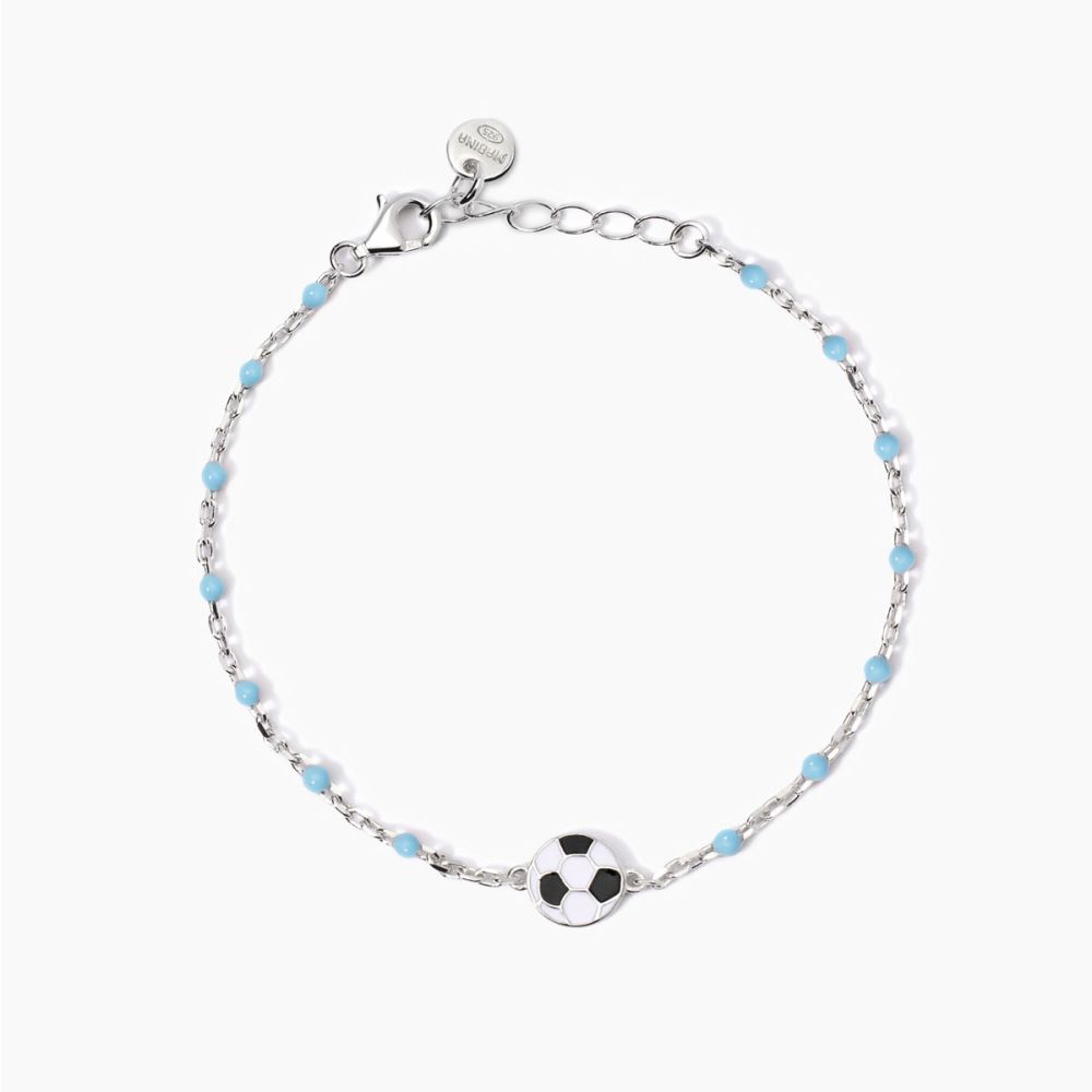 Mabina Bracciale Kids Argento Pallone e Sfere