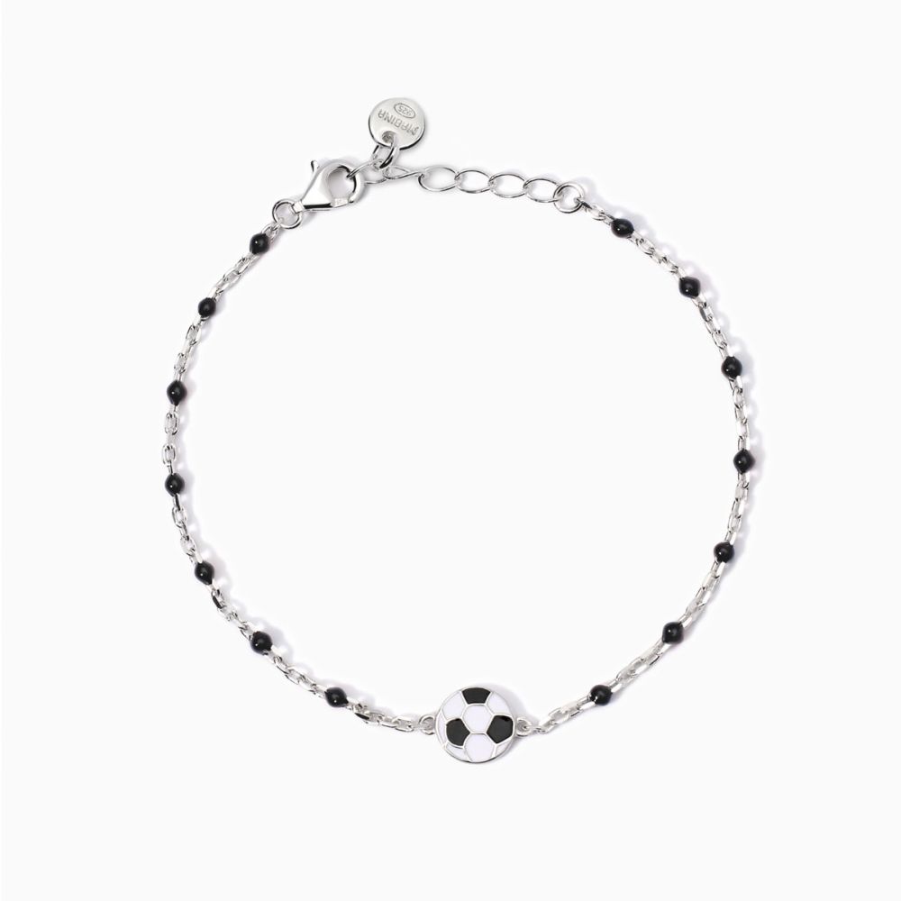 Mabina Bracciale Kids Argento Pallone e Sfere