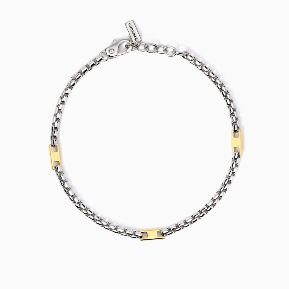 Mabina Bracciale Argento Elementi Gold