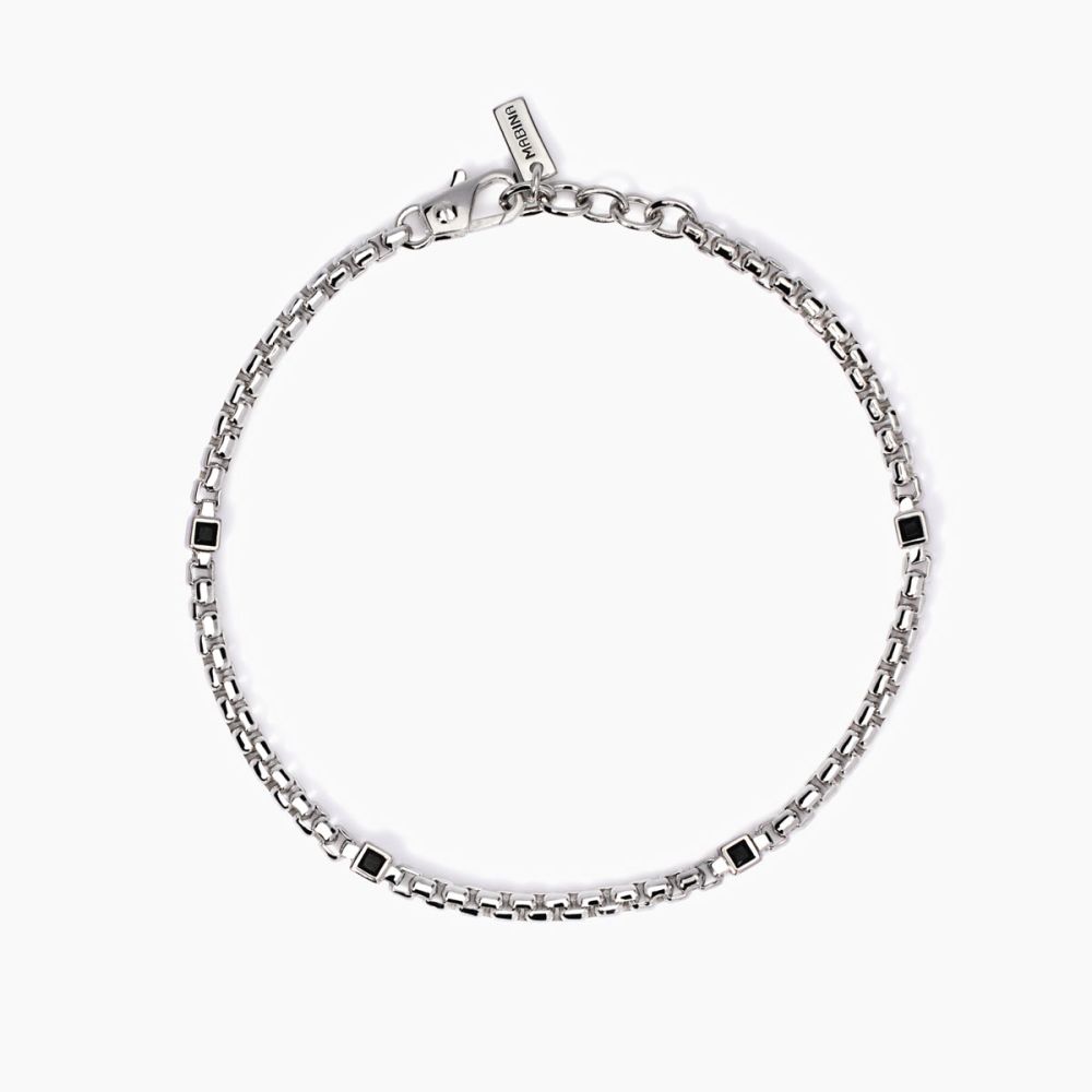 Mabina Bracciale Argento Zirconi Neri