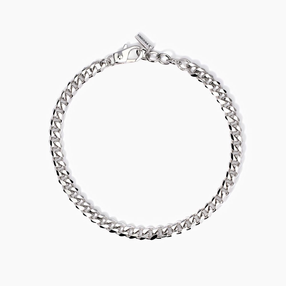 Mabina Bracciale Argento Catena Groumette