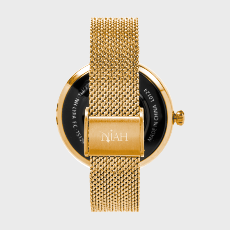 Techmade Smartwatch Lyra Silver Maglia Milano Gold