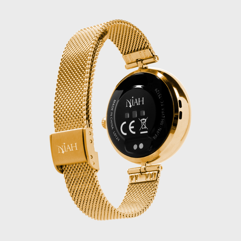 Techmade Smartwatch Lyra Silver Maglia Milano Gold