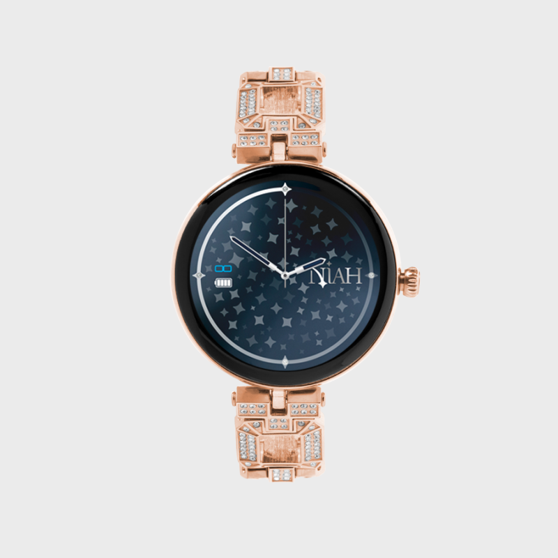 Techmade Smartwatch Lyra Maglia Grande Rosè