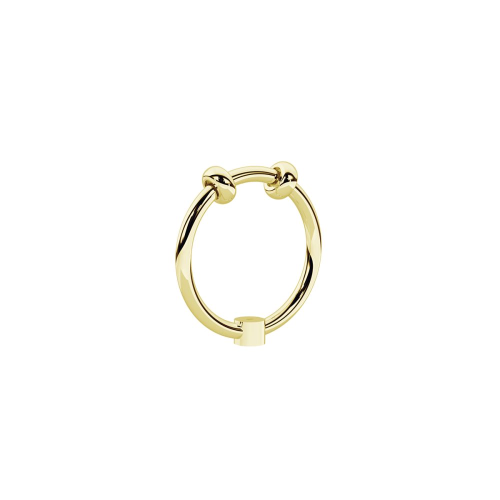 Kidult Anello Acciaio Gold Swing By You