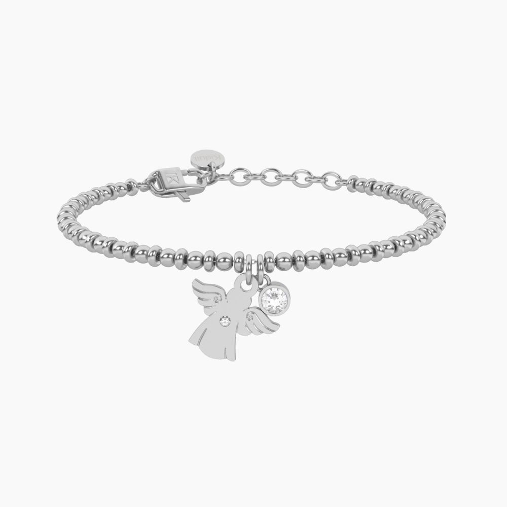 Kidult Bracciale Sfere Acciaio Angelo Symbols