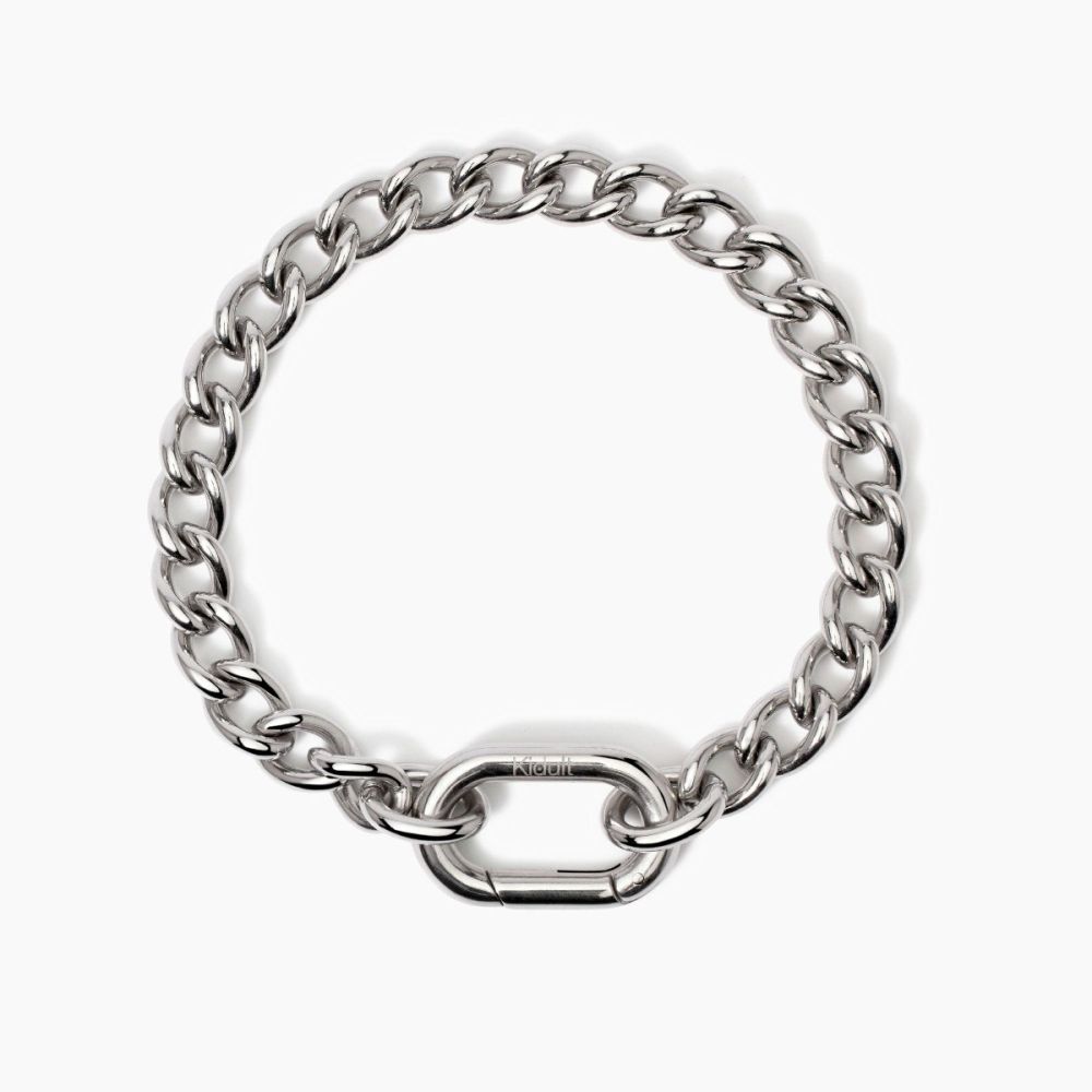 Kidult Bracciale Acciaio Catena Groumette