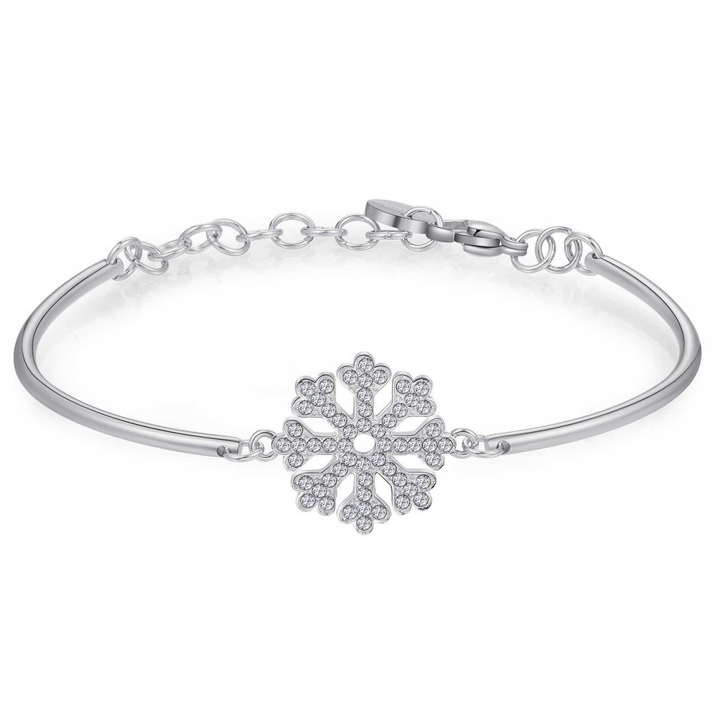 Brosway Bracciale Donna Acciaio Fiocco di Neve Chakra