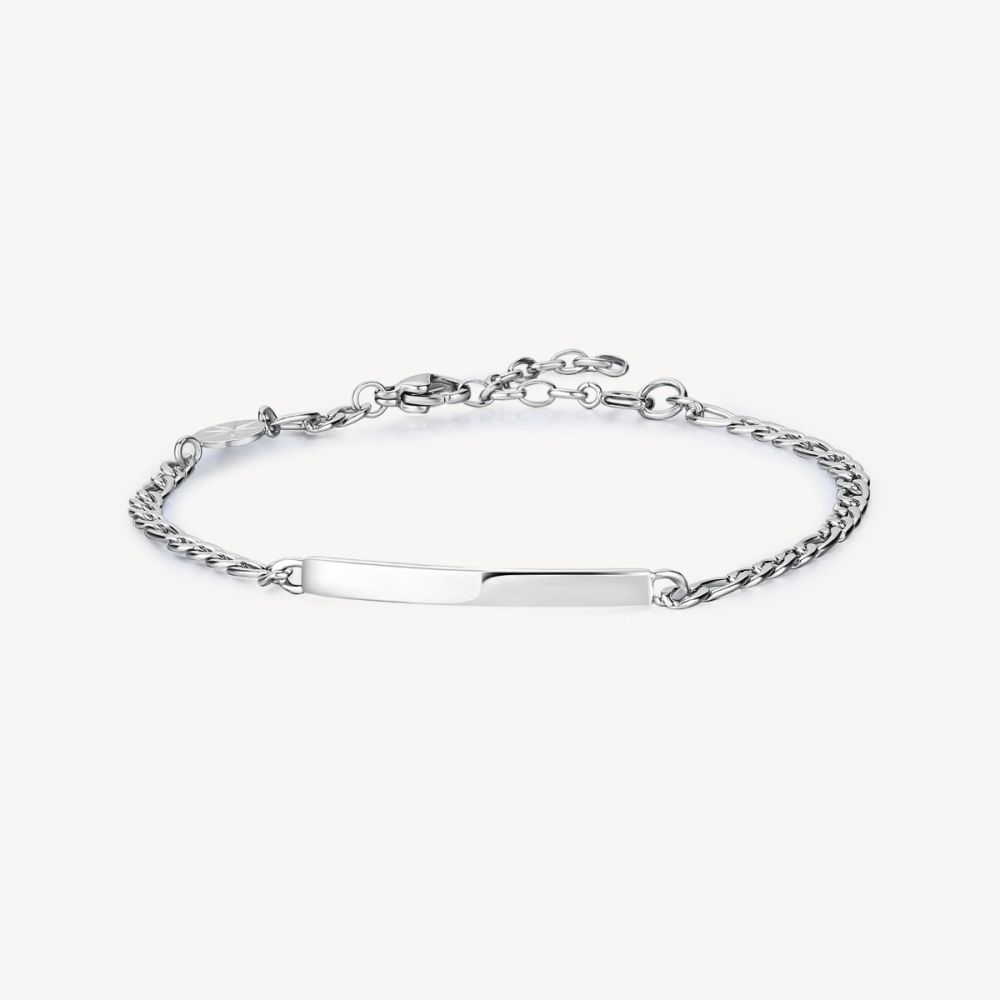 Brosway Bracciale Acciaio Con Piastra Essential