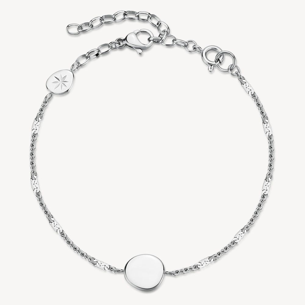 Brosway Bracciale Acciaio Con Piastra Essential