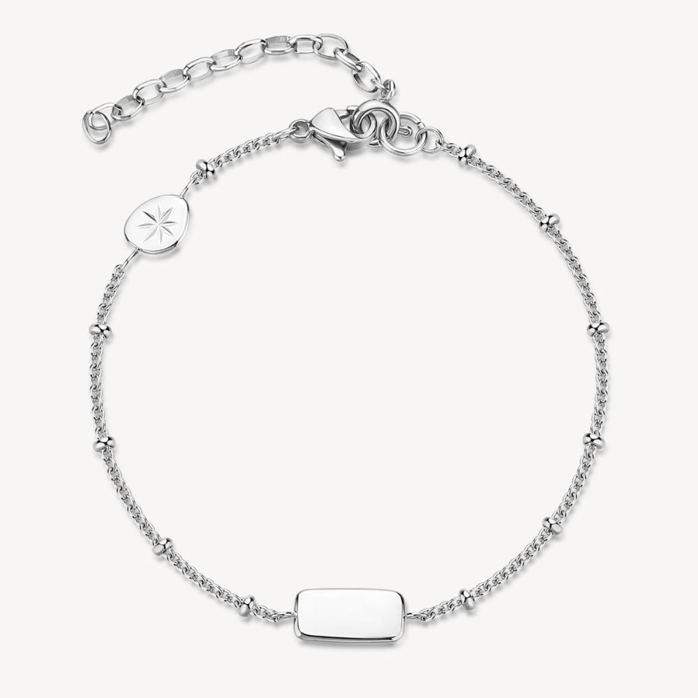 Brosway Bracciale Acciaio Con Piastra Essential