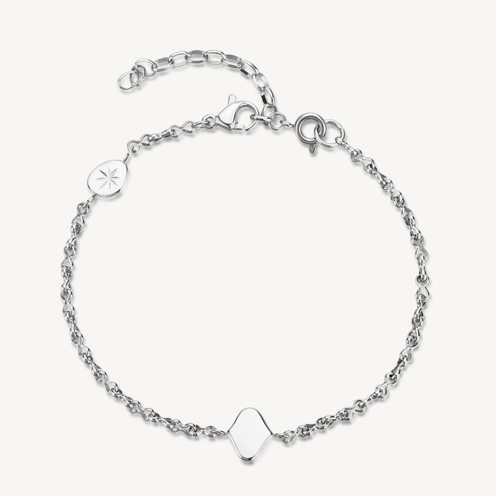 Brosway Bracciale Acciaio Con Piastra Essential