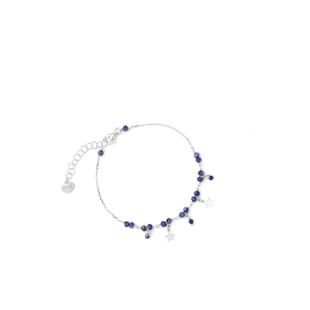 Io & Te Bracciale Argento Cristalli Blu e Stelle