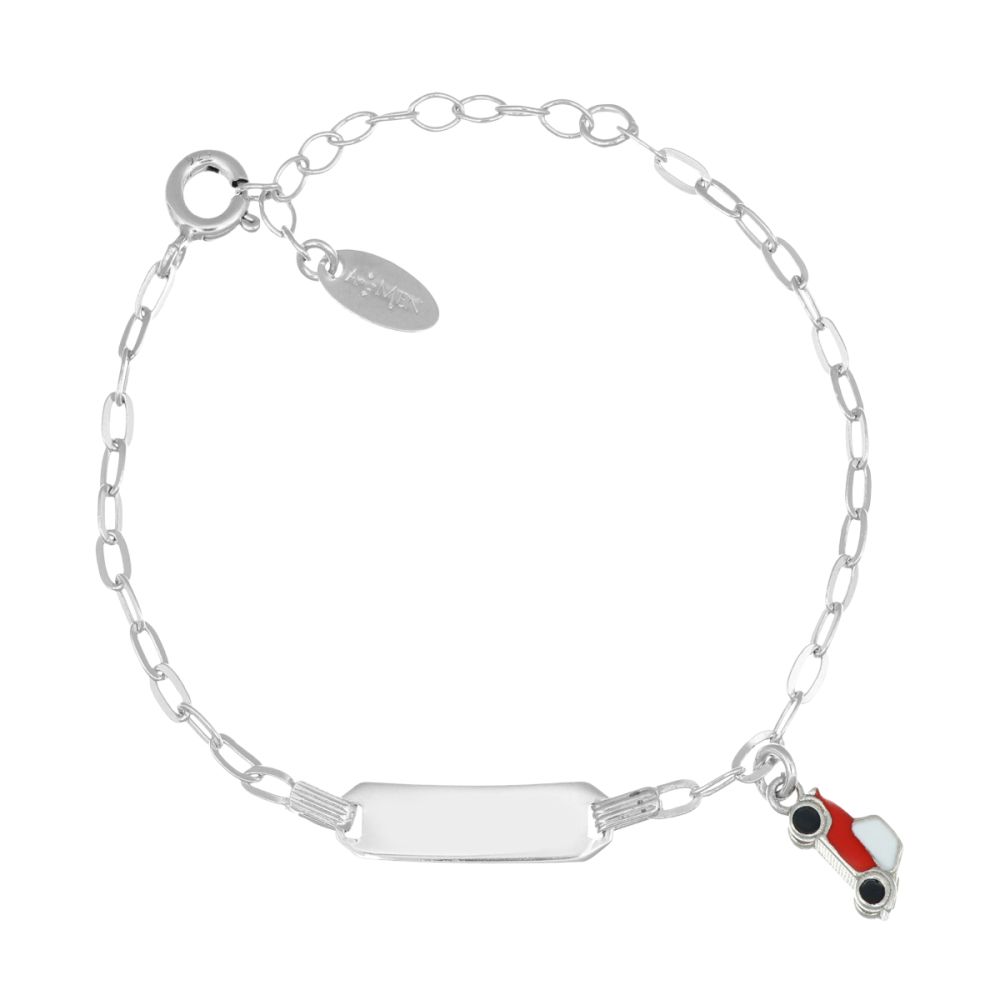 Amen Bracciale Junior Argento Auto e Piastra