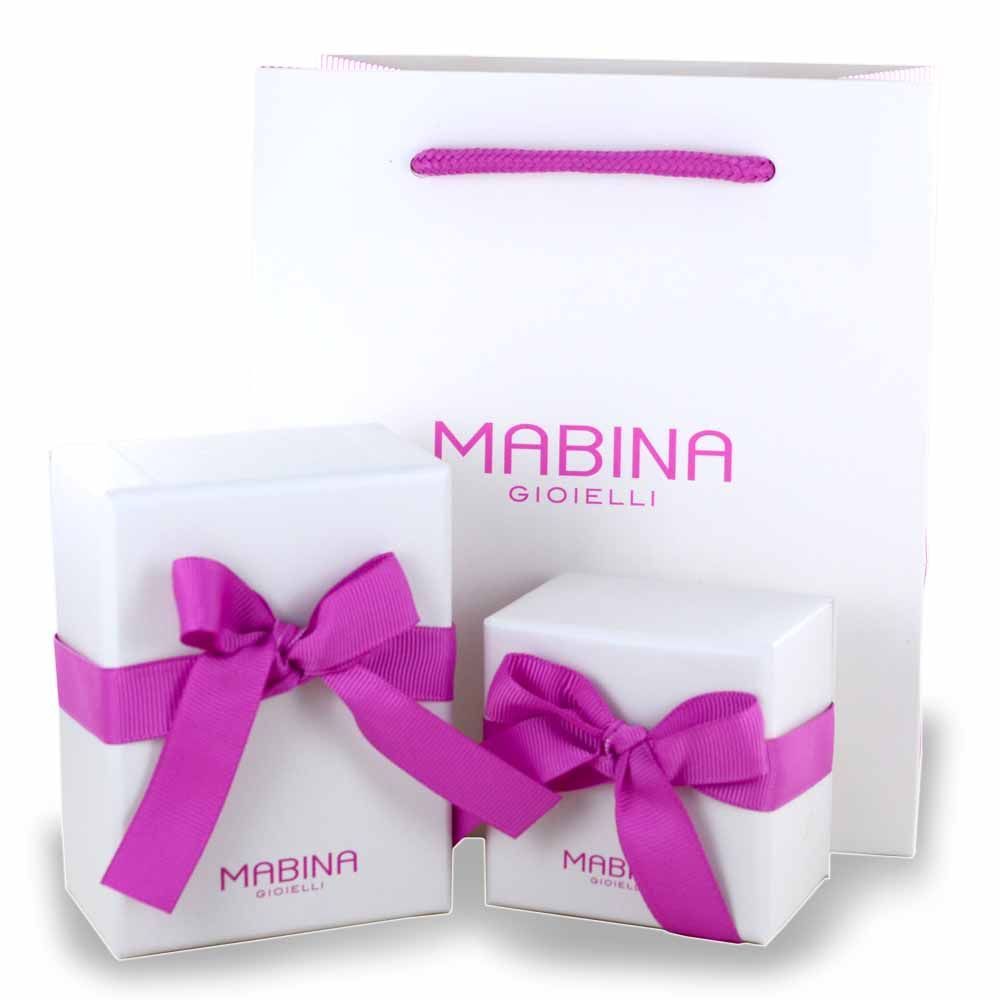 Mabina Bracciale Donna Argento Zirconi Bianchi 