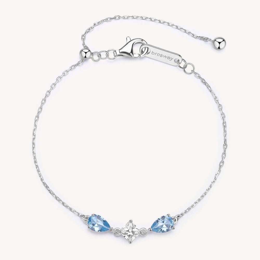 Brosway Bracciale Argento Cristalli Light Sapphire Fancy