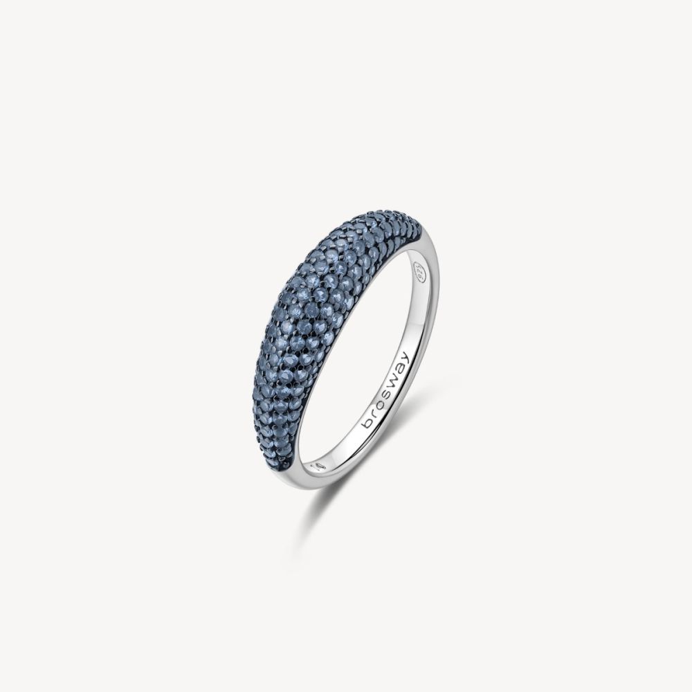 Brosway Anello Argento Cristalli Light Sapphire Fancy