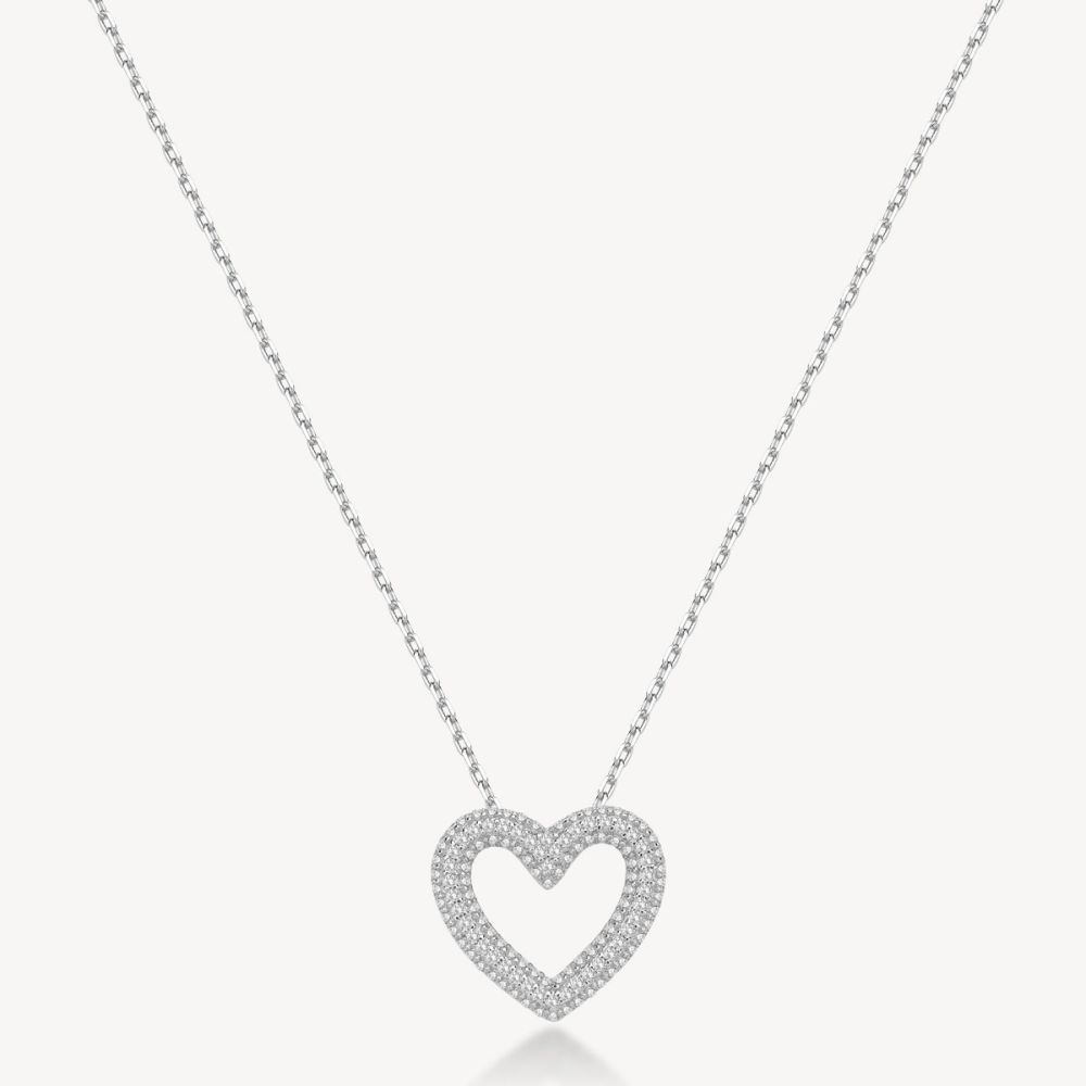 Brosway Collana Argento Cuore Zirconato Fancy