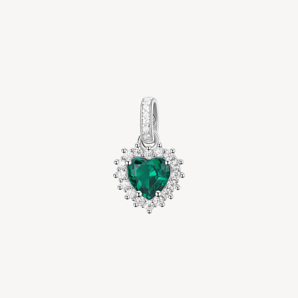 Brosway Pendente Argento Cristalli Emerald Fancy