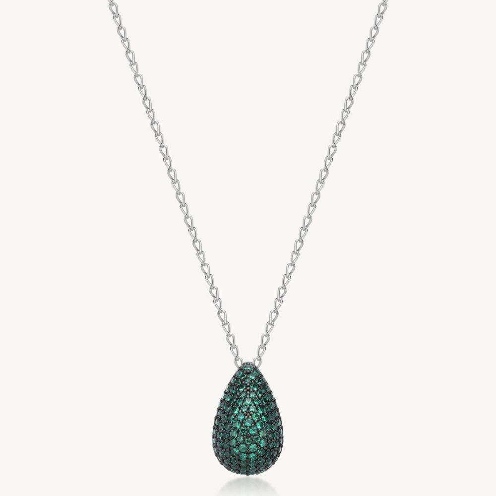 Brosway Collana Argento Cristalli Emerald Fancy